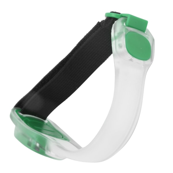 Outdoor Sports LED Armband Blinkande Armband Lysande armband för Night Running Green