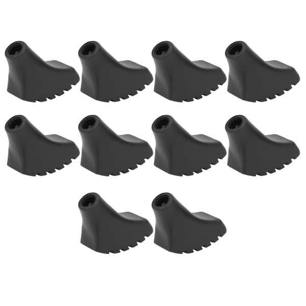 10 stk Walking Stick Pad PVC Vandrestang spids endebeskytter til udendørs vandreture
