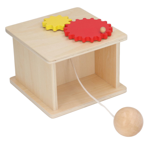 Montessori Winder Montessori Børnehave Baby Tidlig Uddannelse Undervisningshjælpemidler Opviklingsmaskine Børns Læringslegetøj Winder med Bold