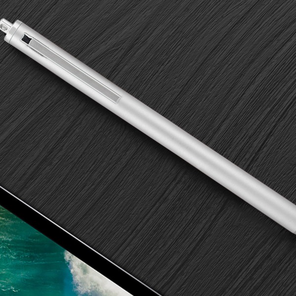 Stofhoved Stylus til Samsung Tab/LG/Huawei/Xiaomi smartphones og tablet til iPad 2018 (sølv)