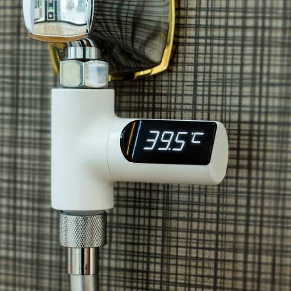 LED-skjerm Hjemmevann Dusjtermometer Digitalt Babybadetermometer
