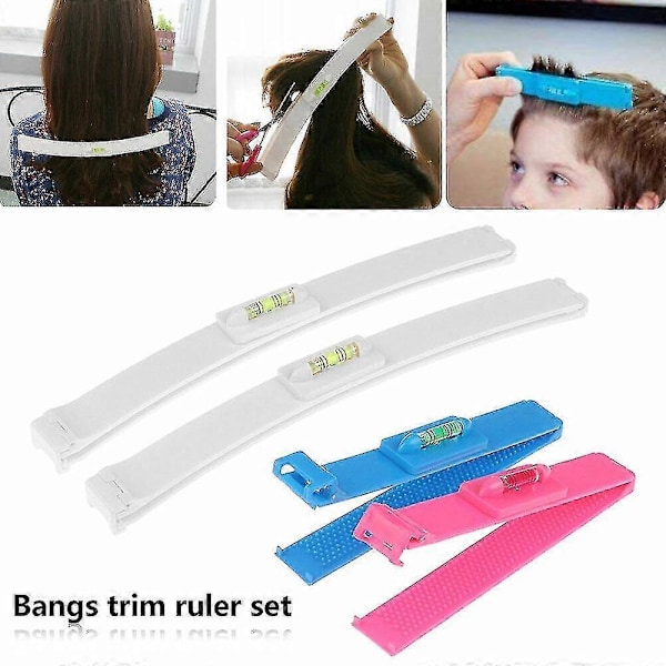 Hårklippningsklämma Kam DIY Professionell Luggfrisyr Stylingverktyg Hårklippning c FF R Rosa