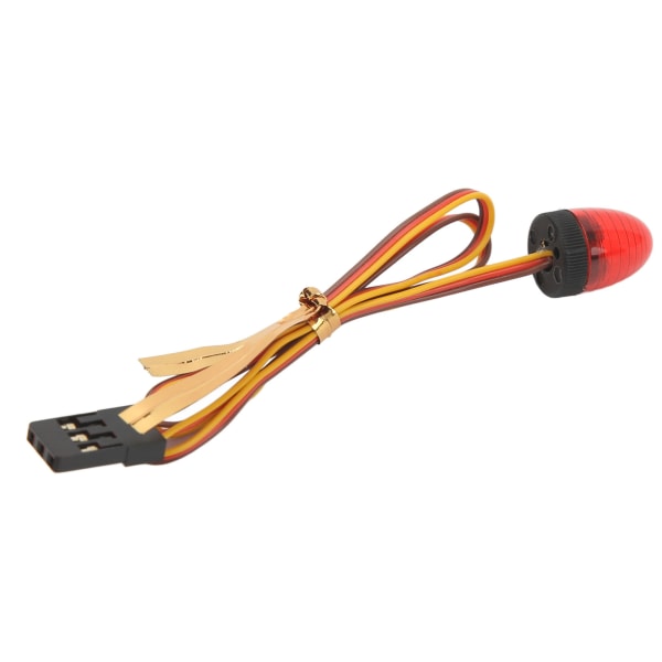 RC-auton hälytysvalo 5 valotilaa High Simulation Pyöreä Kompakti 10x15mm LED-varoitusvalo 1/10 RC-autolle