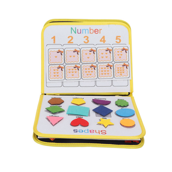 Montessori-lelut Digitaalinen kuvio Numerot Muodon tunnistus Sensorinen aktiviteetti Montessori-taulu lapsille