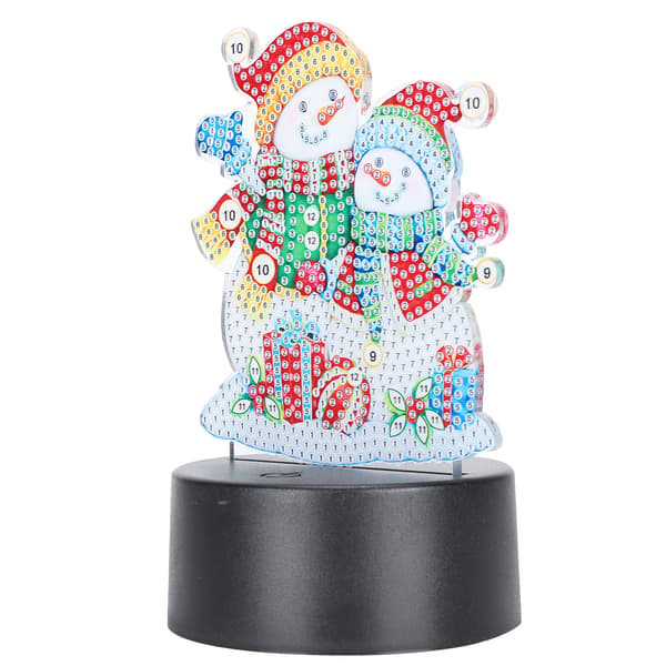 LED Diamond Painting Nattlampor Smart Touch 3D USB Jul DIY Heminredning