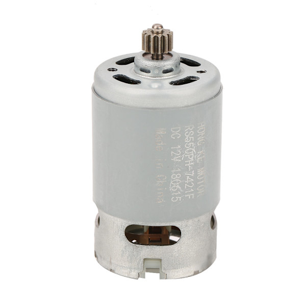 Industriel 2-trins 12 tænders gear DC-motor til elektrisk boremaskine værktøjstilbehør 12V