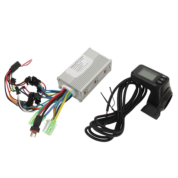 Sähköpyörän ohjaussarjan 36V 48V 350W 13A ohjain 128DX peukalo kaasukahva LCD-paneeli sähköpyörän muunnossarja