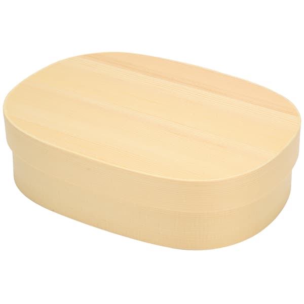 Matlåda Bärbar Japansk Stil Enkellager Trämat Sushi Behållare Serviser