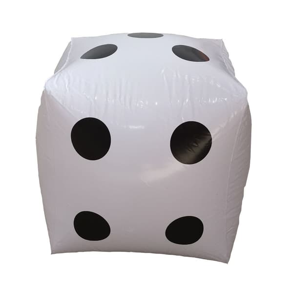 Giant Inflatable Dice 30*30*30cm Inflatable Pool Toy, Portable