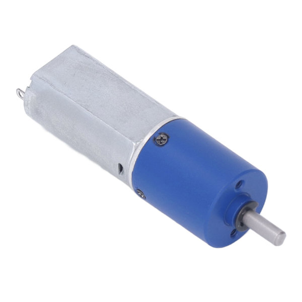 DC 12V Mikromotor med växel, helt i metall, stort vridmoment, hastighetsreduceringsmotor med D-axel, 3000 varv/min, 1:256