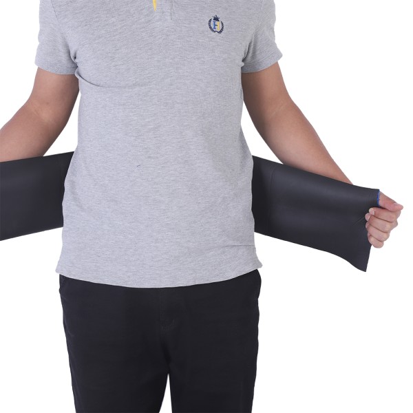 Kvinnor Slimming Wraps Waist trainer Gå ner i vikt Bälte Fitness Fett Celluliter Brännare Blå