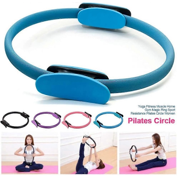 Pink Pilates Ring Pilates Træningsmodstandsring Kvinder Kinetisk Yoga Ring Gymnastikredskaber Magisk Cirkel Pilates Træningstilbehør