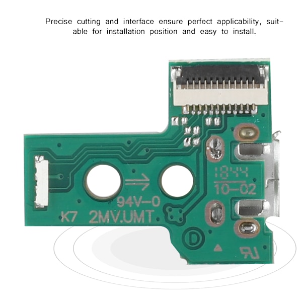 USB-opladningspladeport-stikoplader JDS-030 til PS4-controller fladkabel