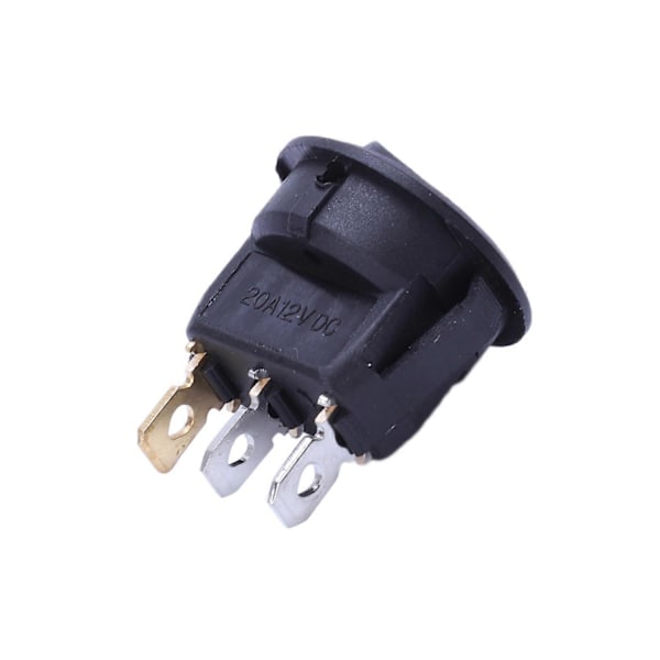 20 st 12V 20A 3-läges Terminal Rocker LED-vippströmbrytare Blå & Röd