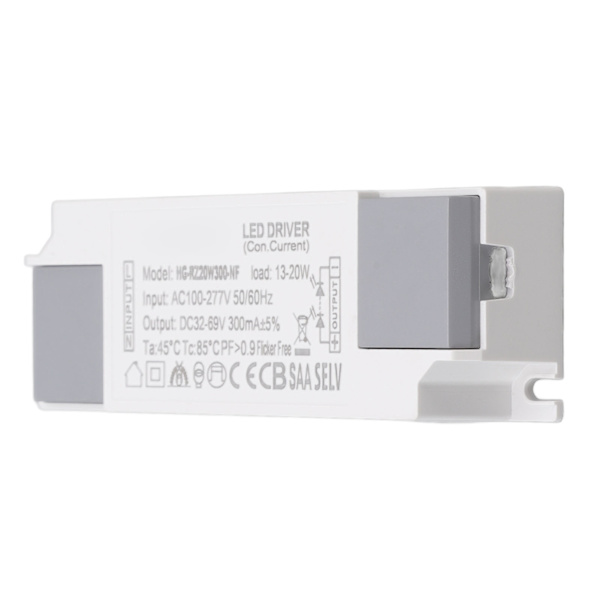 LED-strömförsörjningsdrivrutin AC 100‑277V till DC 32‑69V LED-drivrutinstransformator för inomhus- och utomhusljusremsor
