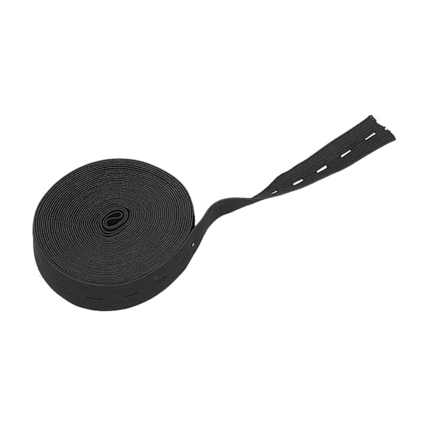 Kuminauha, joustava, kannettava, monikäyttöinen, koti- ja toimistokäyttöön, käytännöllinen, musta