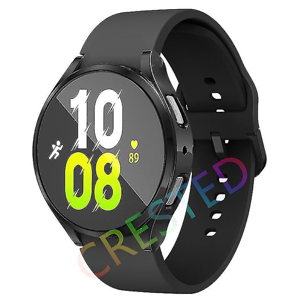 Samsung Galaxy Watch silikone sportsrem til 5/4/Pro-serien - Sort galaxy watch 5 40mm officiel sort