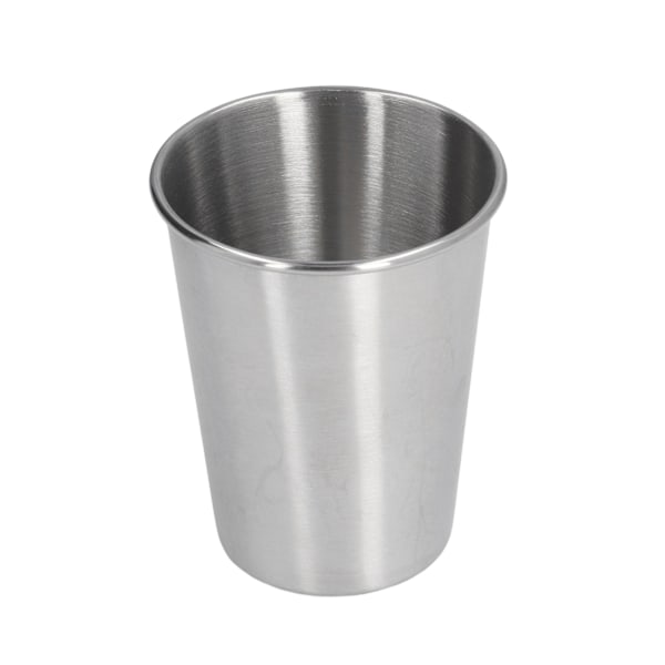 350ML Bärbar Enkelsidig Rostfritt Stål Mugg med Lock Stackable Kaffe Öl Mjölk KoppRostfritt Stål Färg