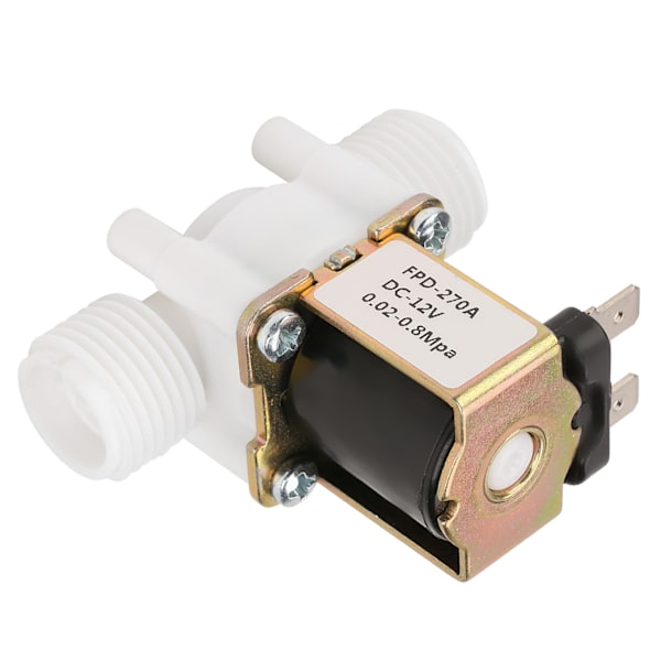 12V G1/2\" NC Elektrisk Inlopps Magnetventil för Vattendispenser