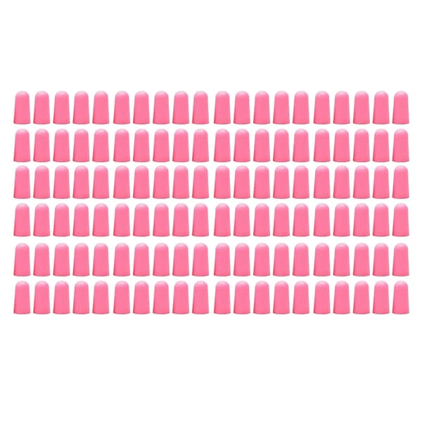 120 st mjuka öronproppar PU brusreducering ljudblockerande öronproppar för sömn studier 38dB rosa