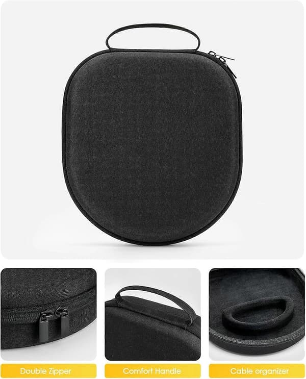 Headphone Case, Hard Portable Protective Case/Storage Bag for Travel