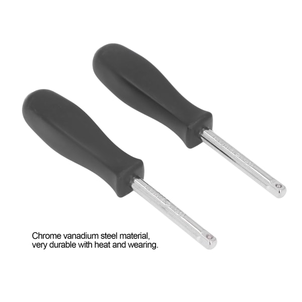 2 kpl Drive Spinner 1/4in Socket Driver Kahva set korjaushuoltoa varten - musta