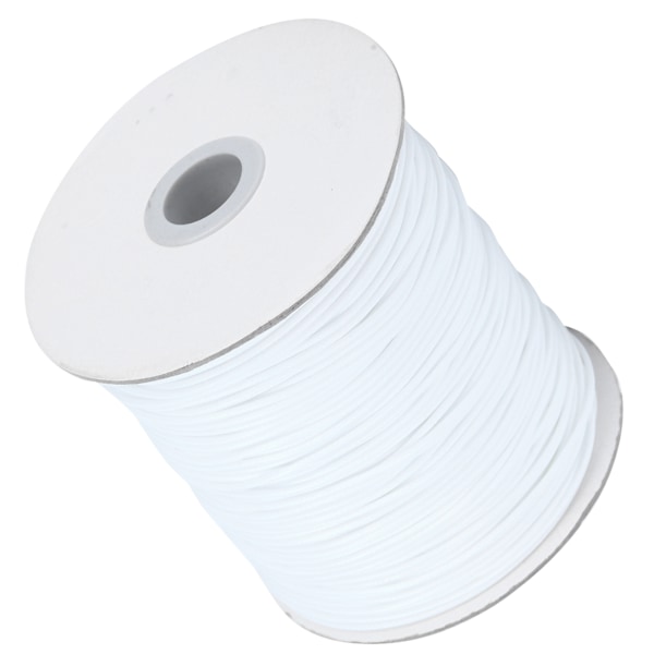 Wax Cord Round Environmental Protection for Leather Sewing HandKnitting Necklace(White )