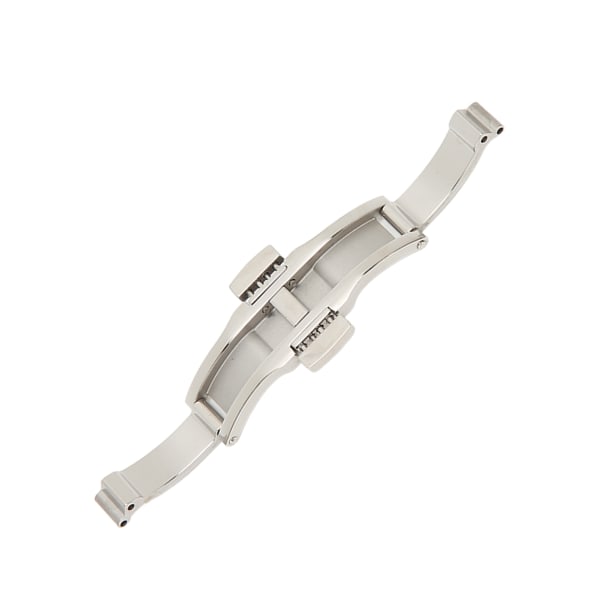 Ur Depolyment Spænde Rustfrit stål Folde Deployment Spænde Trykknap Spænde Urtilbehør 6 X 19 mm / 0,2 X 0,7 tommer