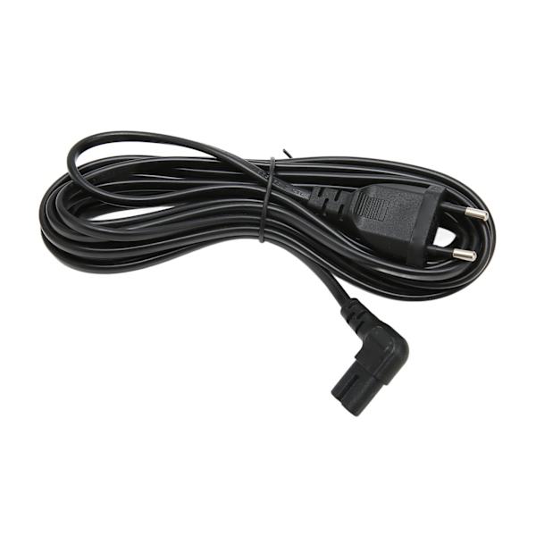 EU-pistokkeen uros IEC320 C7 naaraskaapeliin PVC-kuori vedenpitävä palosuojattu power EU Plug 100-250V 16,4ft