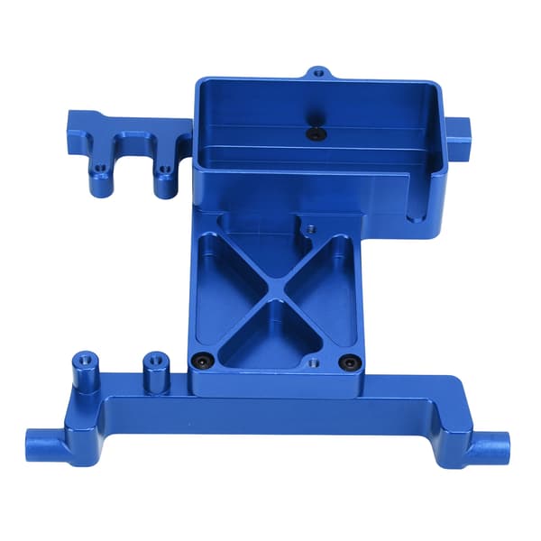 RC Fastgørelses Servo Montering Beslag Udskiftning til SCX6 1/6 Aluminium Legering Servo Fastgørelses Beslag Blå