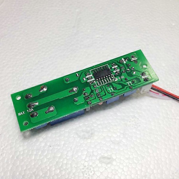 (7x2x1.8cm) 1 st Infinite cykel på-av fördröjningsmodul, infinite cykel kopplingsrelämodul, dubbel inställning 0-120 minuter justerbar