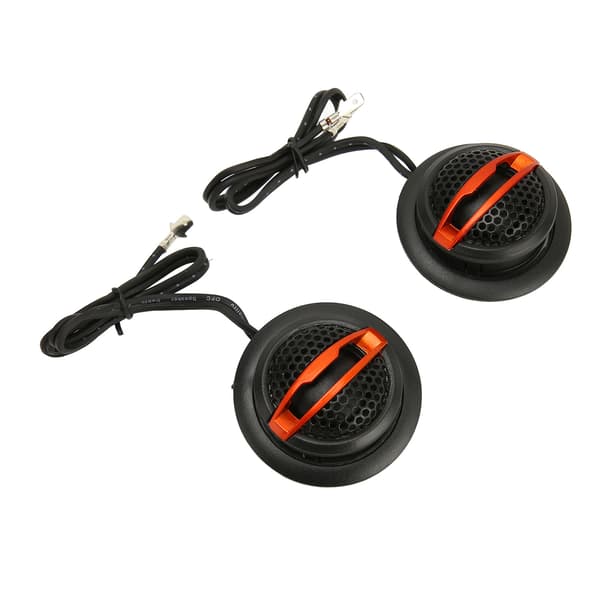 2 stk. bil-diskant Hifi sort kompakt struktur 150W kuppel-diskant med base til alle bil-audiosystemer