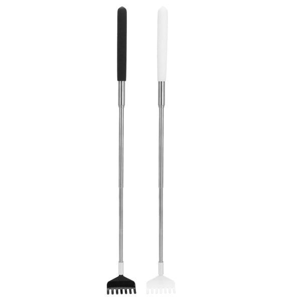 2 Stk Back Scratcher Massager Bærbart teleskopisk skrabeværktøj i rustfrit stål