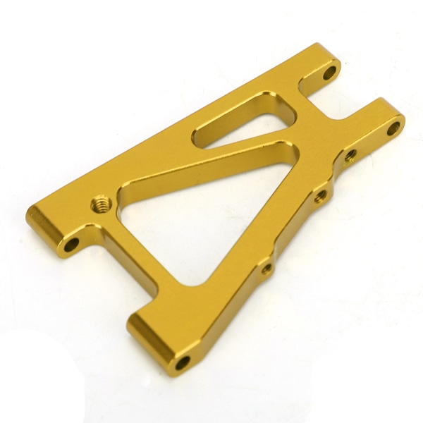 2PCS Alloy främre nedre armuppgraderingsdelar Passar för KYOSHO 4WD Optima 1/10 terrängfordon (gul)