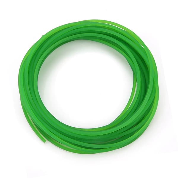 Grønt PU Polyuretan Rundbelte med Røff Overflate for Drivtransmisjon (4mm*10m)