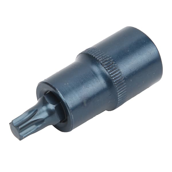Socket Bit Star Rustsikker Høy Nøyaktighet S2 Legert Stål Blånering Plastopptak 1/2X55XT45