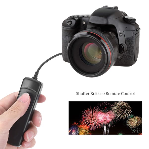 RS‑80N3 Fjärrkontroll Sladd för Canon EOS 50D 40D 30D 20D 10D d60 d30
