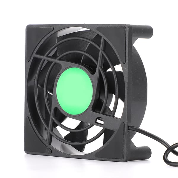2 stk. MINI Radiator Ventilator Afspiller Boks PC Router TV BOKS USB Kølemaskine 2500RPM Tilbehør