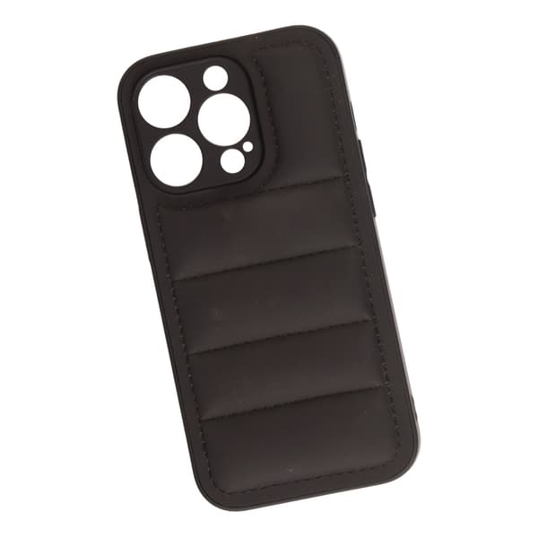 Telefoncover Sorte Dunjakker Designet Imiteret Læder Blødt Telefon Beskyttelsescover til iPhone til Iphone14pro