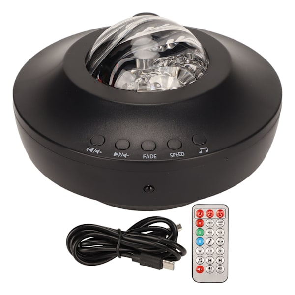 Star Projector 8 Natural Sounds High Power Timer Funktion 5 i 1 Aurora Projector Night Light med högtalare för sovrummet