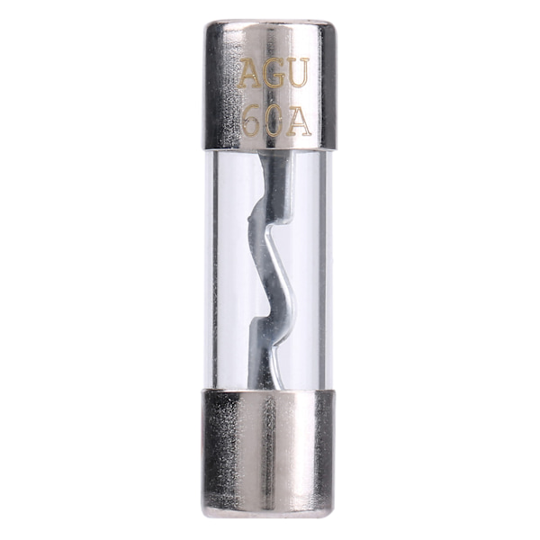 Bilstereo AGU-sikringboksholder med 8-gauge-kabel og 4 stk. 60A-sikringer