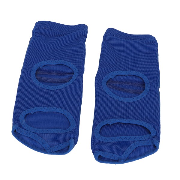 2st Boxningsfotsskydd Unisex PU-läder Mjuk boxning Sparring Fotskydd för kvinnor Män Blå S 35