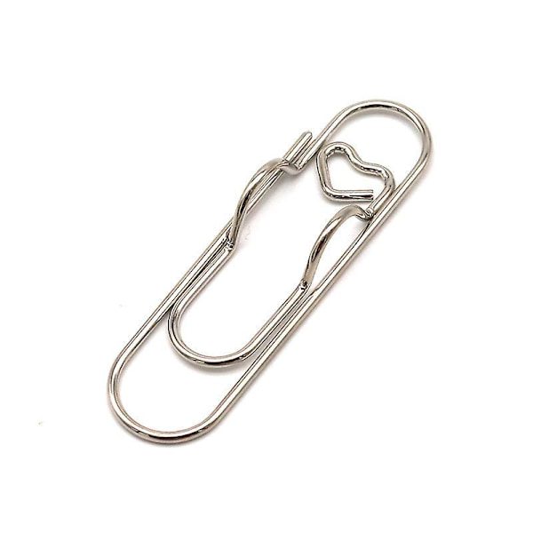 Ihana Mini Paperclips - Hauskat Metalli Kirjanmerkit Toimistoon, Kouluun ja Häihin