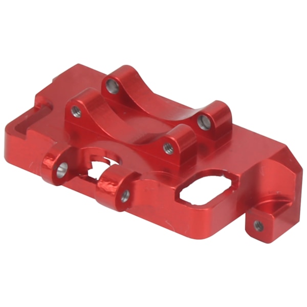 Alumiininen ohjausvaihteen kiinteä asennusteline Axial SCX24 90081 1/24 RC-autolle, punainen