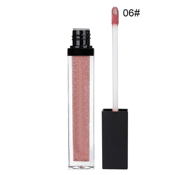 Glitter Ögonskugga Långvarig Flytande Läppstift Ögonmakeup Kosmetika 06#