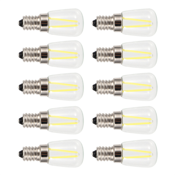 10 kpl E14 pitkä filamentti mini LED kirkkaat lamput 1,5 W AC230V