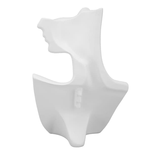 Mannequin Øredobber Stativ Hvit Medium Resin Stabil Byste Øredobber Holder Organizer for Halskjede