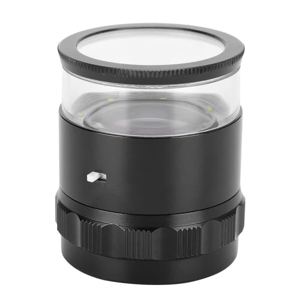 8LED 10X Forstørrelsesglas med Skala Høj Definition Justerbart Forstørrelsesglas
