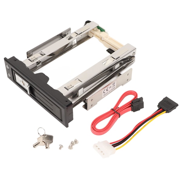 3.5in Internal HDD Enclosure 6Gbps Hot Swappable Good Heat Dissipation Trayless HDD Mobile Rack Cage for Desktop PC