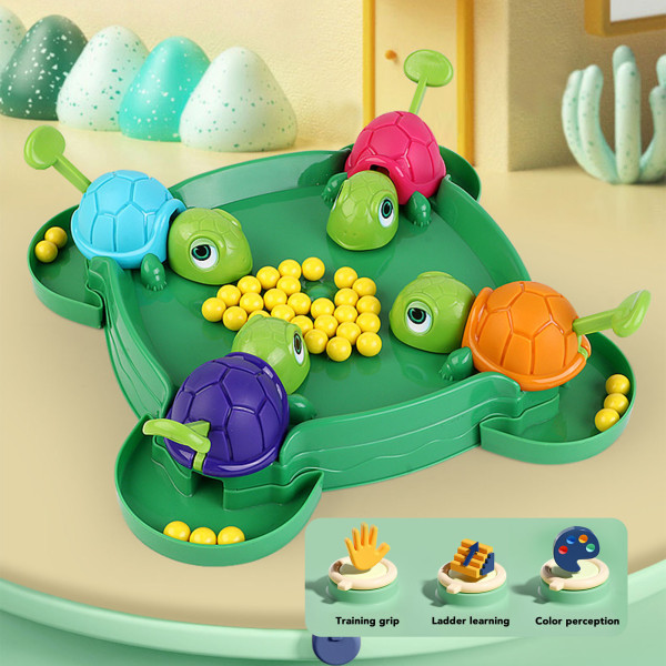 Hungry Turtle Brettspill Foreldre Barn Interaktivt pedagogisk Turtle Eating Brettspill for Familiekveld